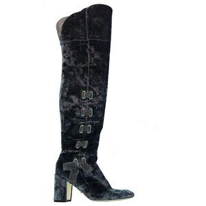 Rodo Firenze Blue/Grey Over the knee Suede boots